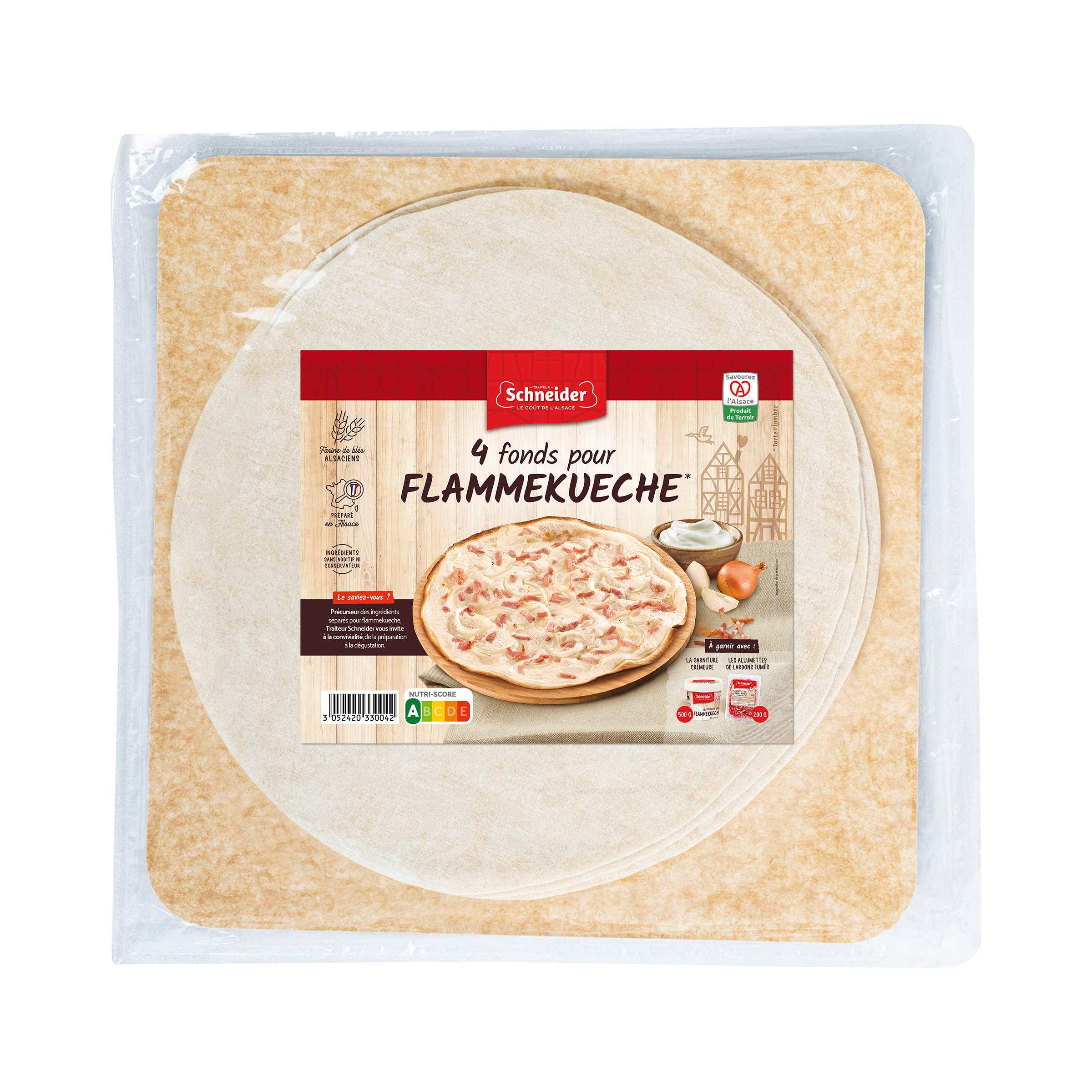 Fond de tarte pour flammekueche